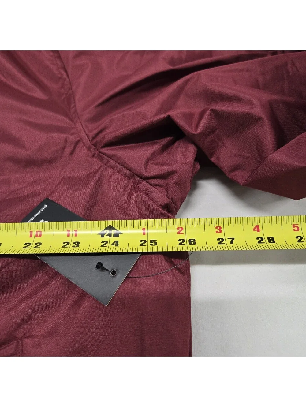 NWT Men's XXL Primitive Skateboarding Bomber Jacket Burgundy Zip Up Flight Coat - Picture 11 of 13